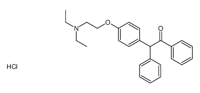 2-[p-[2-(Diethylamino)ethoxy]phenyl]-2-phenylacetophenone Hydrochloride structure