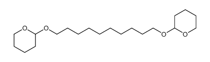 2,2'-[1,10-Decanediylbis(oxy)]bis(tetrahydro-2H-pyran) structure