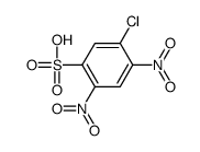 5-chloro-2,4-dinitrobenzenesulphonic acid结构式
