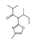 N-butan-2-yl-2-methyl-N-(4-methyl-1,3-oxazol-2-yl)propanamide结构式