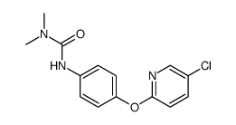 3-[4-(5-chloropyridin-2-yl)oxyphenyl]-1,1-dimethylurea Structure