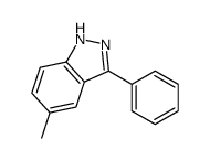 5-甲基-3-苯基-1H-吲唑结构式
