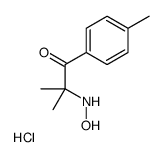 2-(hydroxyamino)-2-methyl-1-(4-methylphenyl)propan-1-one,hydrochloride结构式