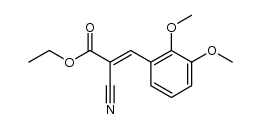 ethyl 2-cyano-3-(2,3-dimethoxyphenyl)propenoate结构式