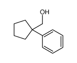 (1-Phenylcyclopentyl)methanol Structure