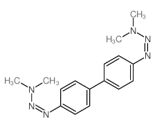 1-Triazene, 1,1-[1,1-biphenyl]-4,4-diylbis[3,3-dimethyl-结构式