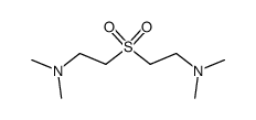 bis-(2-dimethylamino-ethyl)-sulfone结构式