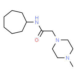 1-Piperazineacetamide,N-cycloheptyl-4-methyl-(9CI) picture