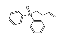 (3-Butenyl)diphenylarsanoxid结构式