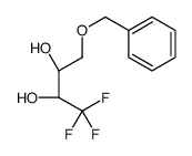 (2R,3S)-1,1,1-trifluoro-4-phenylmethoxybutane-2,3-diol结构式