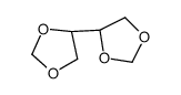 (4R)-4-(1,3-dioxolan-4-yl)-1,3-dioxolane结构式