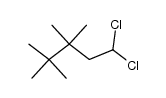1,1-dichloro-3,3,4,4-tetramethyl-pentane Structure