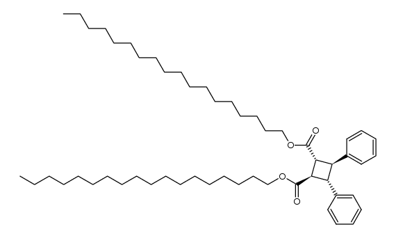 δ-Truxinsaeure-dioxtadecylester Structure