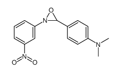 N,N-dimethyl-4-[2-(3-nitrophenyl)oxaziridin-3-yl]aniline Structure