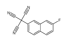 (7-fluoronaphthalen-2-yl)methanetricarbonitrile结构式