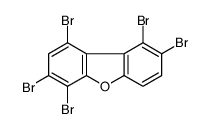 1,2,6,7,9-pentabromodibenzofuran结构式