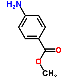 4-氨基苯甲酸甲酯结构式