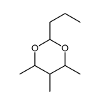 4,5,6-trimethyl-2-propyl-1,3-dioxane Structure