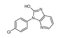 3-(4-chlorophenyl)-1H-imidazo[4,5-b]pyridin-2-one结构式