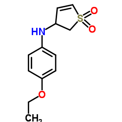 (1,1-DIOXO-2,3-DIHYDRO-1H-1LAMBDA6-THIOPHEN-3-YL)-(4-ETHOXY-PHENYL)-AMINE Structure