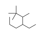 4-ethyl-2,2,3-trimethylheptane结构式