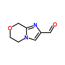 6,8-dihydro-5H-imidazo[2,1-c][1,4]oxazine-2-carbaldehyde Structure