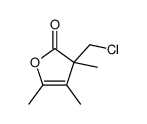 3-(chloromethyl)-3,4,5-trimethylfuran-2-one Structure