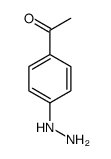 Ethanone, 1-(4-hydrazinophenyl)- (9CI) structure