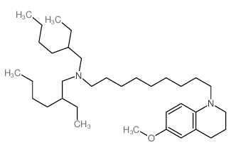 N,N-bis(2-ethylhexyl)-9-(6-methoxy-3,4-dihydro-2H-quinolin-1-yl)nonan-1-amine picture