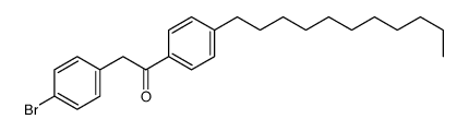 2-(4-bromophenyl)-1-(4-undecylphenyl)ethanone Structure