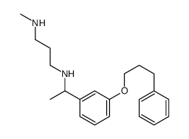 N-methyl-N'-[1-[3-(3-phenylpropoxy)phenyl]ethyl]propane-1,3-diamine结构式