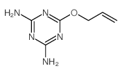 1,3,5-Triazine-2,4-diamine, 6-(2-propenyloxy)- (9CI)结构式