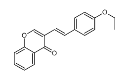 3-[2-(4-ethoxyphenyl)ethenyl]chromen-4-one结构式