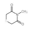 4-methylthiomorpholine-3,5-dione Structure