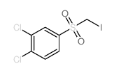 1,2-dichloro-4-(iodomethylsulfonyl)benzene structure