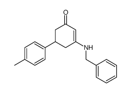 3-(benzylamino)-5-(4-methylphenyl)cyclohex-2-en-1-one Structure