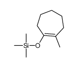 trimethyl-(2-methylcyclohepten-1-yl)oxysilane结构式