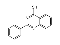 2-phenyl-1H-quinazoline-4-thione结构式