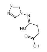4-oxo-4-(1,2,4-triazol-4-ylamino)butanoic acid Structure