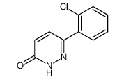 6-(2-Chlorophenyl)pyridazin-3(2H)-one结构式