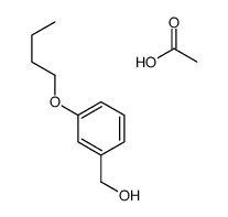 acetic acid,(3-butoxyphenyl)methanol结构式