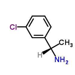 (S)-1-(3-氯苯基)乙胺结构式