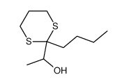 2-(1-hydroxyethyl)-2-butyl-1,3-dithiane结构式
