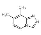 1,2,4-Triazolo[4,3-c]pyrimidine,7,8-dimethyl- Structure