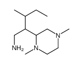 2-(1,4-dimethylpiperazin-2-yl)-3-methyl-pentan-1-amine结构式