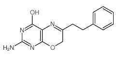 3-amino-8-phenethyl-10-oxa-2,4,7-triazabicyclo[4.4.0]deca-2,7,11-trien-5-one结构式