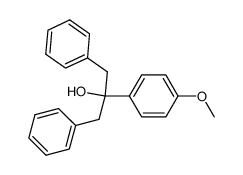 2-(4-methoxyphenyl)-1,3-diphenylpropan-2-ol Structure