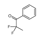 1-Propanone, 2,2-difluoro-1-phenyl- (9CI)结构式