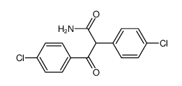 2,3-bis(4-chlorophenyl)-3-oxopropanamide结构式
