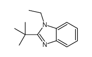 1H-Benzimidazole,2-(1,1-dimethylethyl)-1-ethyl-(9CI) structure